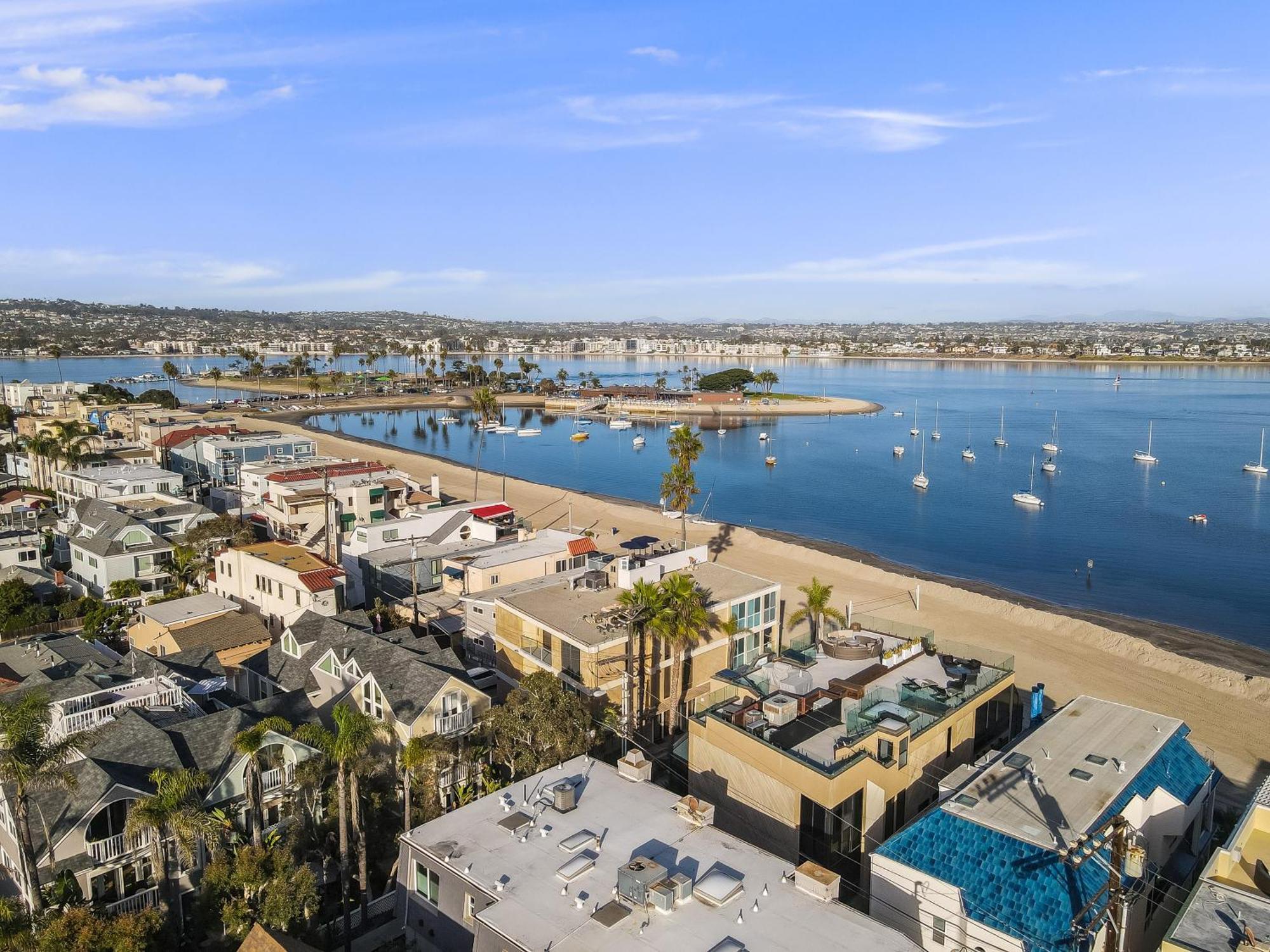 Stunning Bayfront Condo With Gorgeous Views, Garage, Massive Roof Deck & Ac - Dogs Welcome! 圣地亚哥 外观 照片