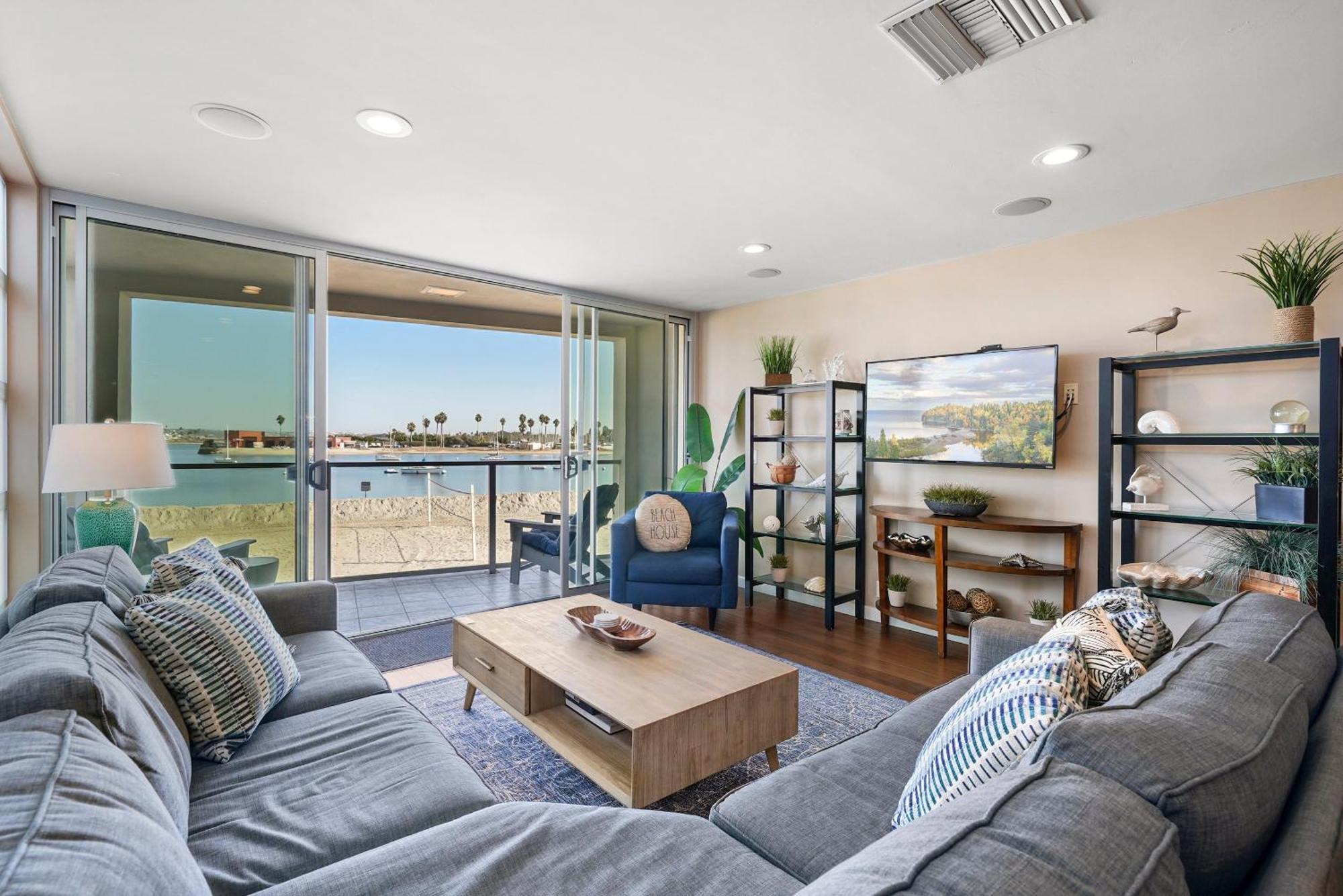 Stunning Bayfront Condo With Gorgeous Views, Garage, Massive Roof Deck & Ac - Dogs Welcome! 圣地亚哥 外观 照片